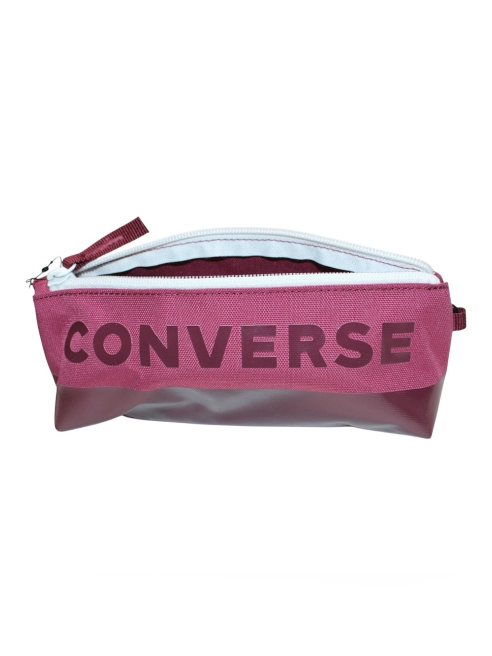 CONVERSE SPEED SUPPLY CASE PENCIL POUCH MAKE UP BAG (Maroon) NWOT